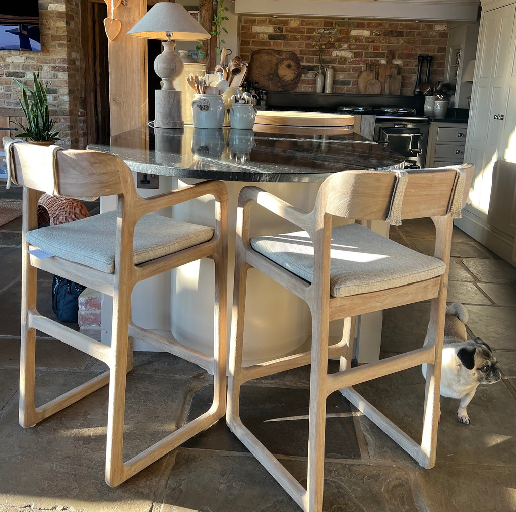 Traditionally Used Outside, Natural Teak Brings Organic Style to Your Interior