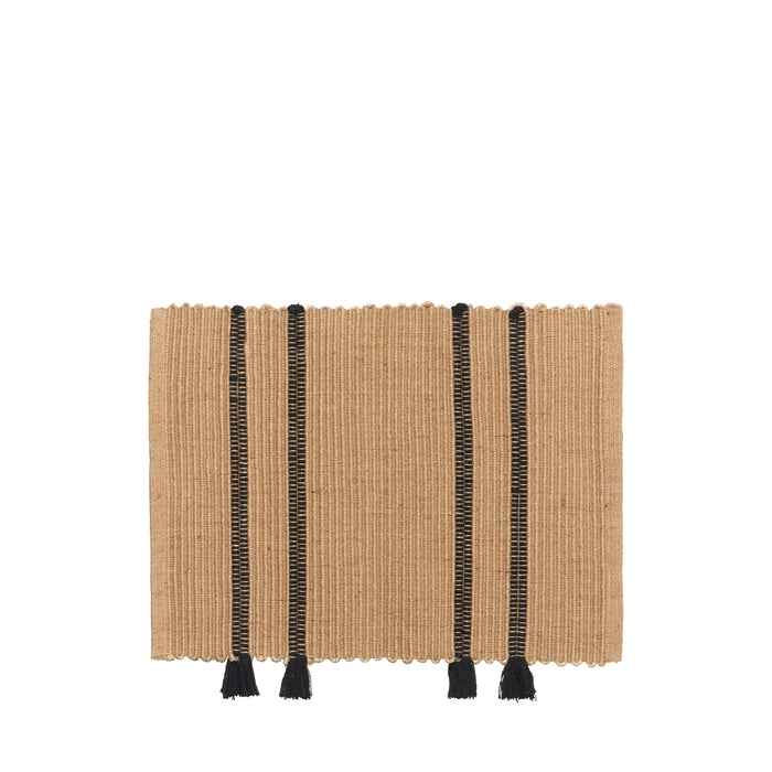 Ezra Door Mat Natural/Black