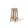 Rustic reclaimed teak Alex Bar Stool