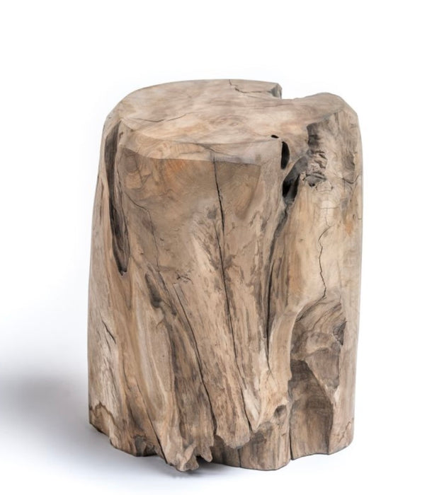 Teak Root Cylinder Coffee Table