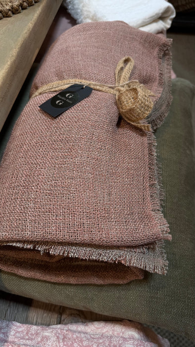 Double Sided Rustic Weave Throw