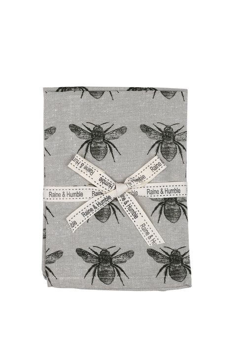 Honey Bee Napkins Olive Green – Set of 4