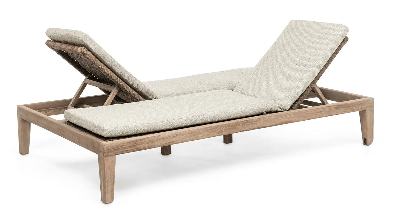 Lisa Teak Double Sunlounger