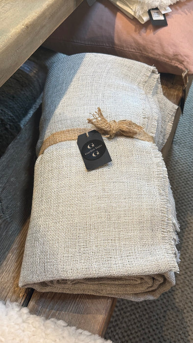 Double Sided Rustic Weave Throw