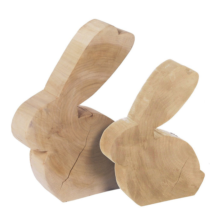 Wooden Rabbit Natural Small