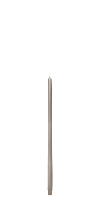 Tall LED Taper Candle – Sandstone