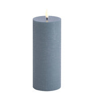 Rustic LED Pillar Candle Large