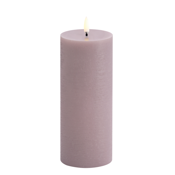 Rustic LED Pillar Candle Large