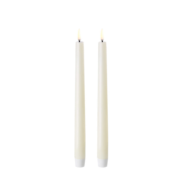 LED Taper Candles Medium – Set of 2