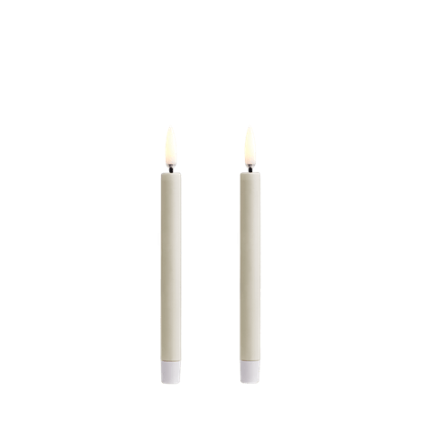 LED Mini Taper Candle x 2 – Ivory